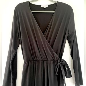 Prologue Black Long Sleeved Jumpsuit - Size XS